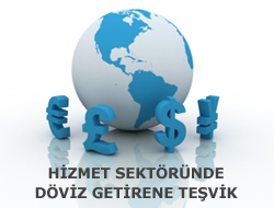 Hizmet Sektöründe Döviz Getirene Teşvik