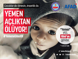 "Yemen'e Umut Ol" Yardım Kampanyası