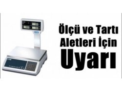 Tartı Aletleri ile İlgili Ölçü ve Ayar İşlemleri
