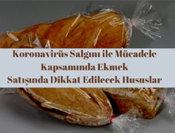 TARIM VE ORMAN BAKANLIĞINDAN EKMEK İÇİN KOVİD-19 GENELGESİ