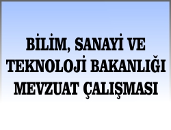 BİLİM, SANAYİ VE TEKNOLOJİ BAKANLIĞI MEVZUAT ÇALIŞMASI HK.