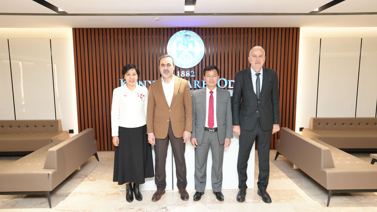 KONYA TİCARET ODASI, VİETNAM LAM DONG EYALETİ HEYETİNİ AĞIRLADI