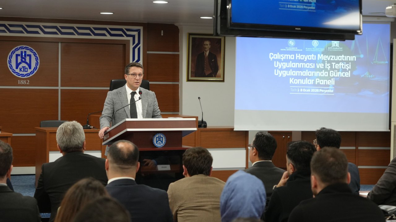 KTO’DA ÇALIŞMA HAYATI  VE İŞ TEFTİŞİ ELE ALINDI