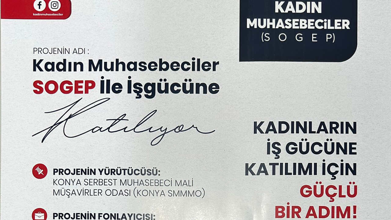 Kadın Muhasebeciler SOGEP ile İşgücüne Katılıyor Projesi