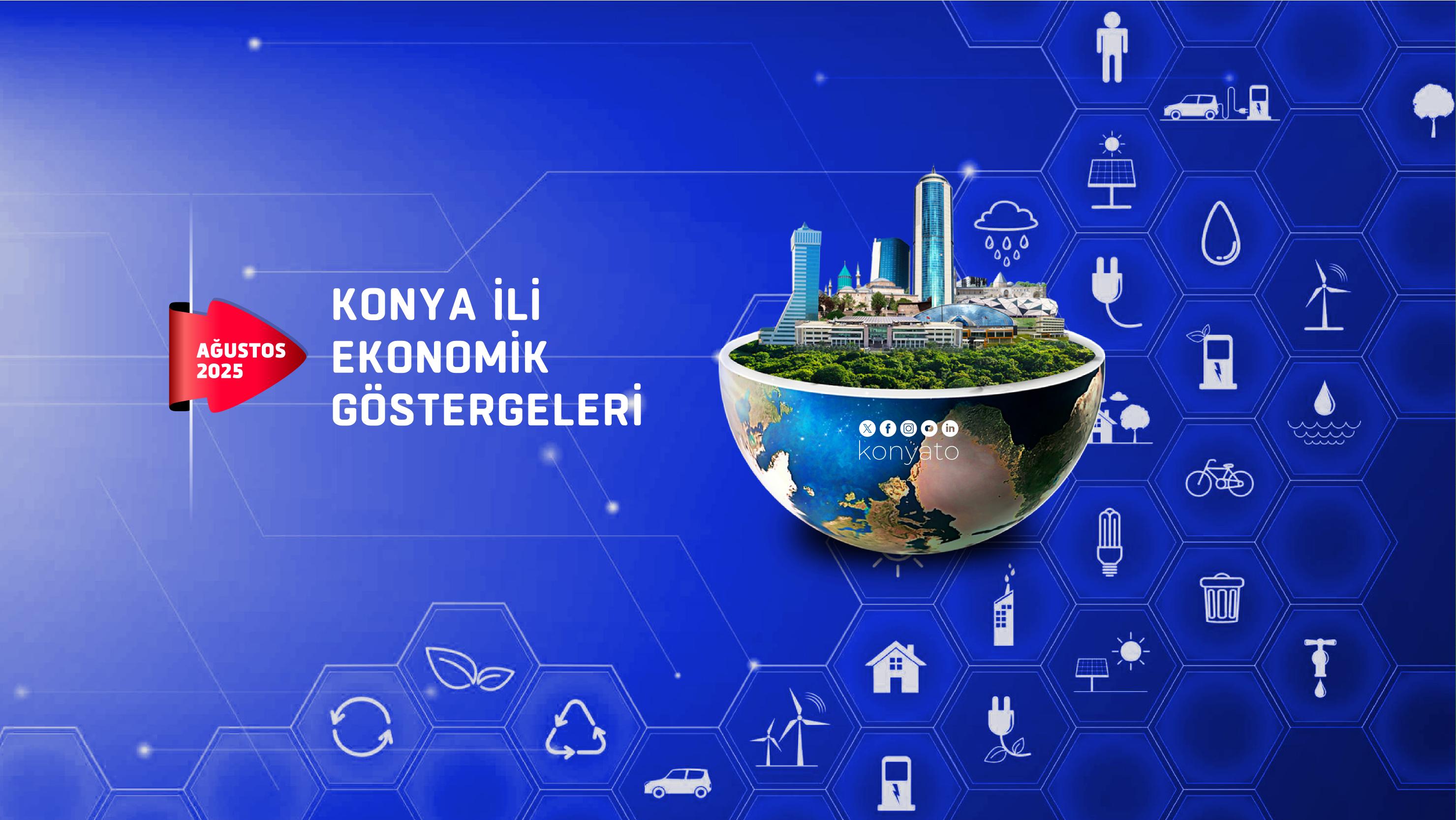 KONYA İLİ EKONOMİK GÖSTERGELERİ – AĞUSTOS 2025
