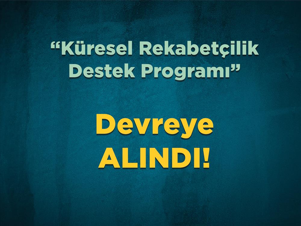 Küresel Rekabetçilik Destek Programı