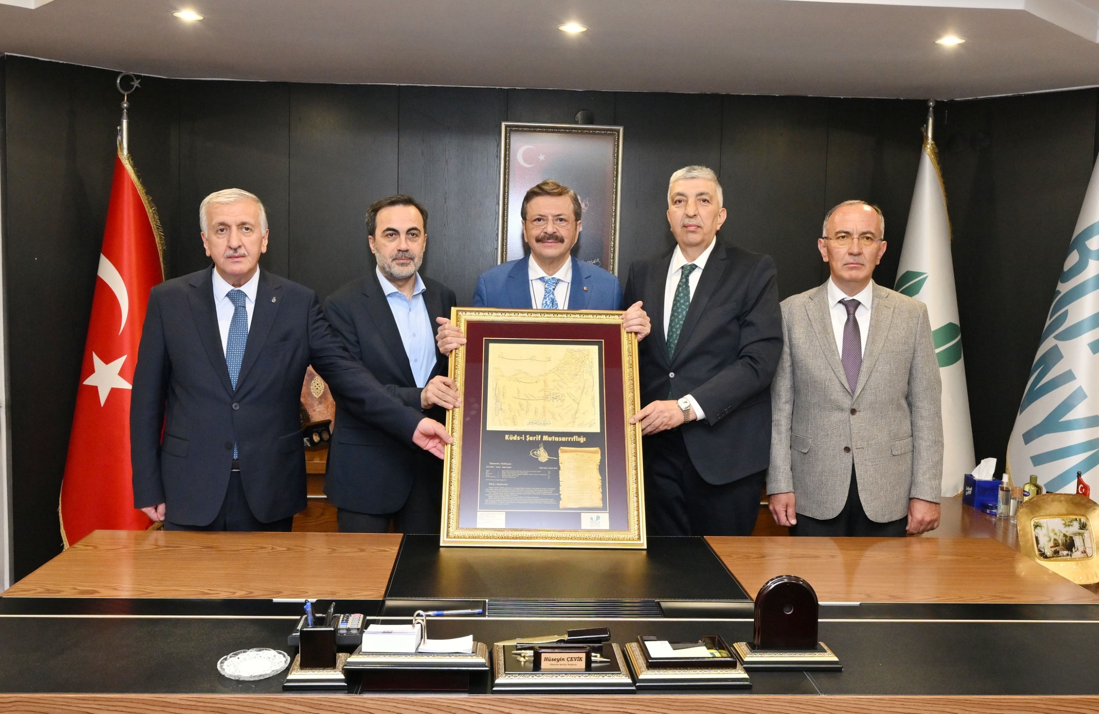 TOBB BAŞKANI HİSARCIKLIOĞLU MÜŞTEREK YÖNETİM KURULU TOPLANTISI’NA KATILDI